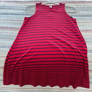 Striped Sleeveless Dress